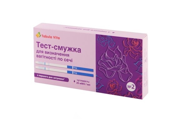 Тест-смужка для визначення вагітності №2 Tabula Vita (Табула Віта)