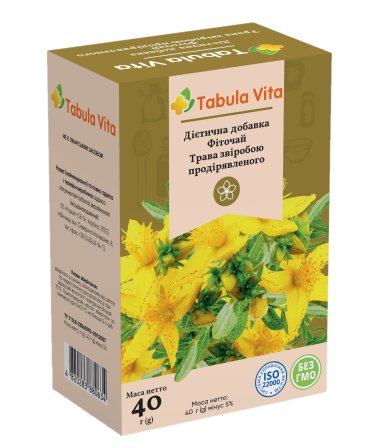 Фіточай звіробою трава 40г Tabula Vita (Табула Віта)
