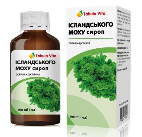 Ісландського Моху сироп 200мл Tabula Vita (Табула Віта)