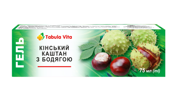 Гель кінський каштан з бодягою 75мл Tabula Vita (Табула Віта)