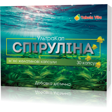 СПІРУЛІНА Ультракап капсули №30 Tabula Vita (Табула Віта)