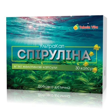 СПІРУЛІНА Ультракап капсули №30 Tabula Vita (Табула Віта)