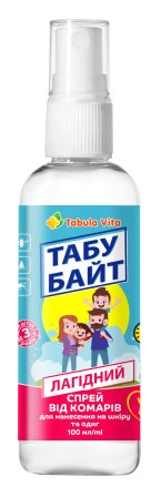 Спрей від комарів Табу Байт Лагідний 100мл Tabula Vita (Табула Віта)