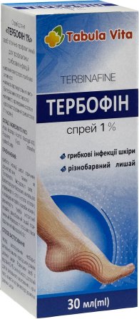 ТЕРБОФІН 1% спрей 30мл Tabula Vita (Табула Віта)