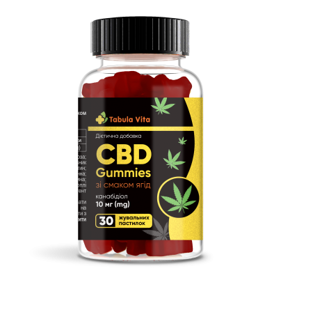 Желейки CBD Табула Віта зі смаком ягід, жувальні пастилки №30
