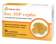 ІмуЛор зі смаком меду та лимона льодяники №16 Tabula Vita (Табула Віта)