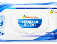 Серветки вологі №72 з клапаном
