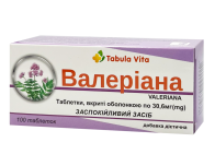 ВАЛЕРІАНА таблетки по 30,6мг №100 Tabula Vita (Табула Віта)