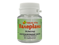 ВАЛЕРІАНА таблетки по 30,6мг №50 Tabula Vita (Табула Віта)