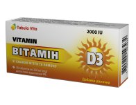 ВІТАМІН Д3 2000МО зі смаком м'яти та лимону таблетки №30 Tabula Vita (Табула Віта)