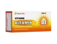 ВІТАМІН Д3 2000МО зі смаком м'яти та лимону таблетки №30
