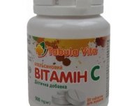 ВІТАМІН С зі смаком апельсину по 500мг №30 в банці Tabula Vita (Табула Віта)