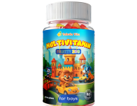 Желейки Fruitty Zoo Мультивітамін для хлопчиків №60 Tabula Vita (Табула Віта)